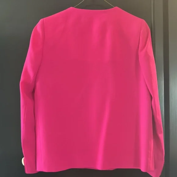 Vintage Yves Saint Laurent Fuchsia Passementerie Jacket